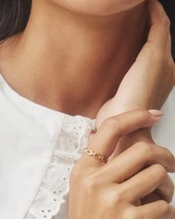 Wren Band Ring In Mixed Metal -Kendra Scott 0019 kendra scott wren band ring