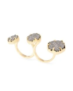 Naomi Gold Double Ring In Platinum Drusy -Kendra Scott 842177087213 01 default lg