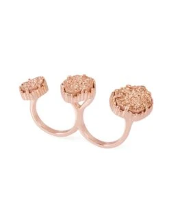 Naomi Rose Gold Double Ring In Rose Gold Drusy -Kendra Scott 842177129838 01 default lg