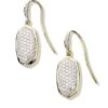 Lee Earrings In Pave Diamond And 14k Yellow Gold -Kendra Scott 842177137543 2 default lg
