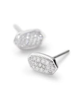 Amelee Earrings In Pave Diamond And 14k White Gold -Kendra Scott 842177137598 2 default lg