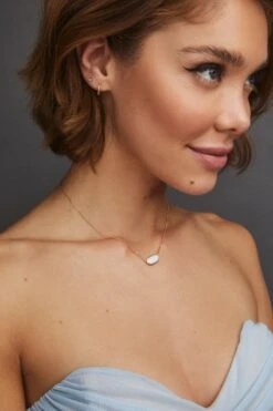 Elisa Pendant Necklace In Pave Diamond And 14k Yellow Gold -Kendra Scott KS21 FINE 1661