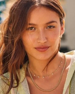 Ace Chain Necklace In Gold -Kendra Scott Kendra Scott Ace Chain Necklace Gold 00