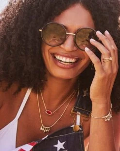 Ada Star Necklace In Gold -Kendra Scott Kendra Scott Ada Star Necklace Gold 00