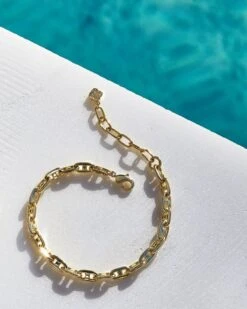 Bailey Chain Bracelet In Gold -Kendra Scott Kendra Scott Bailey Chain Bracelet Gold 00