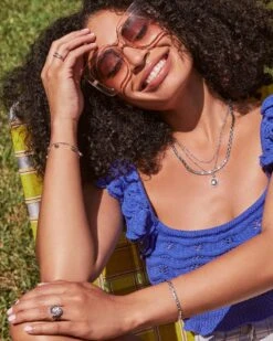 Brielle Chain Bracelet In Silver -Kendra Scott Kendra Scott Brielle Chain Bracelet Rhodium 00