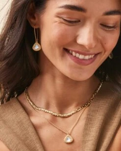 Brielle Chain Necklace In Gold -Kendra Scott Kendra Scott Brielle Chain Necklace Gold 00
