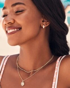 Brielle Multi Strand Necklace In Gold -Kendra Scott Kendra Scott Brielle Multi Strand Necklace Gold 00