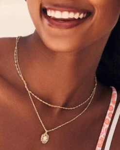 Brielle Multi Strand Necklace In Gold -Kendra Scott Kendra Scott Brielle Multi Strand Necklace Gold 01