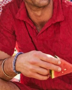 Cade Oxidized Sterling Silver Beaded Bracelet In Sodalite -Kendra Scott Kendra Scott Cade Beaded Bracelet Blue Solidate 03