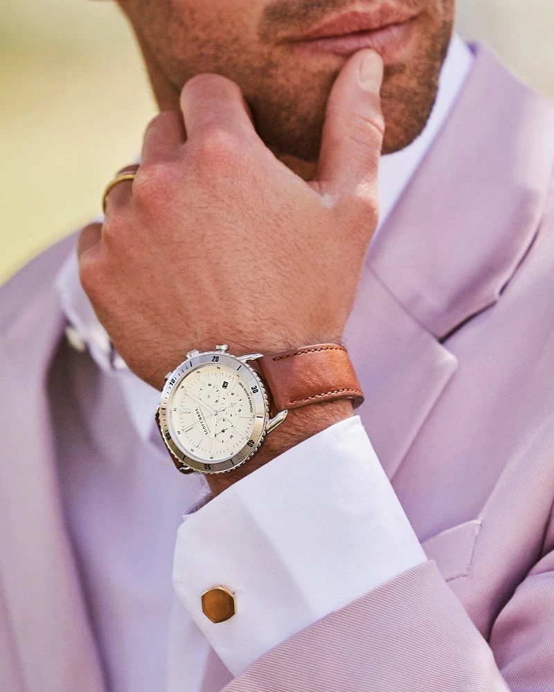 Davis Cuff Links In 18k Gold Vermeil 4 Davis Cuff Links In 18k Gold Vermeil - Image 2