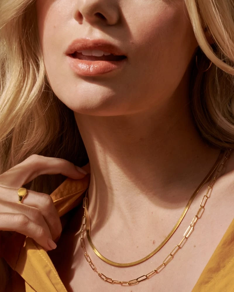 Davis Signet Ring In 18k Gold Vermeil 7 Davis Signet Ring In 18k Gold Vermeil - Image 5