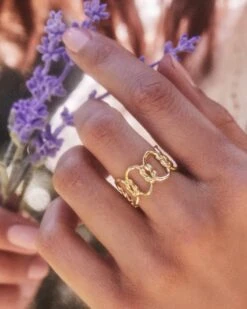 Fallyn Band Ring In Gold -Kendra Scott Kendra Scott Fallyn Band Ring Gold 00