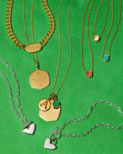 Heart Padlock Pendant Necklace In Sterling Silver -Kendra Scott Kendra Scott Heart Padlock Chain Neckalce Sterling Silver 00