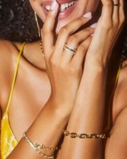 Korinne Chain Bracelet In Gold -Kendra Scott Kendra Scott Korrinne Chain Bracelet Gold 01