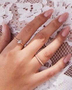 Marisa 14k Yellow Gold Band Ring In White Diamond -Kendra Scott Kendra Scott Marisa Band Ring 14k Yellow Gold 00