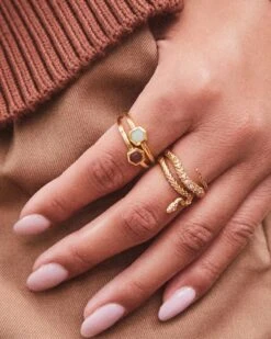 Phoenix Wrap Ring In Vintage Gold -Kendra Scott Kendra Scott Phoenix Band Ring Vintage Gold 00