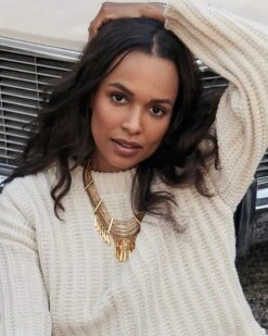 Sydney Statement Necklace In Vintage Gold -Kendra Scott Kendra Scott Sydney Statement Necklace Vintage Gold 00