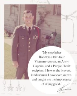 Folds Of Honor Sterling Silver Star Charm In Blue Sapphire -Kendra Scott PDP Image 1 FOH 1