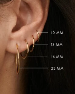 Keeley 16mm Huggie Earrings In 18k Gold Vermeil -Kendra Scott keeley