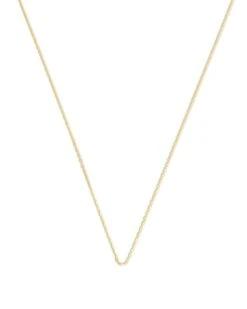 18 Inch Thin Chain Necklace In 18k Gold Vermeil -Kendra Scott kendra scott 18 inch chain 18k gold vermeil 03 lg