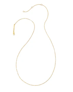 18 Inch Single Satellite Chain Necklace In Mixed Metal -Kendra Scott kendra scott 22 inch single satellite chain necklace two tone 01