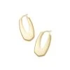 Adeline Hoop Earrings In Gold -Kendra Scott kendra scott adeline hoop earrings gold 01