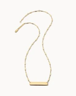 Allison Pendant Necklace In 18k Yellow Gold Vermeil -Kendra Scott kendra scott allison pendant necklace 18k gold vermeil 00 lg