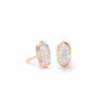 Amelee Earrings In Pave Diamond And 14k Rose Gold -Kendra Scott kendra scott amelee stud rose gold white diamond 00