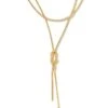 Annie Y Necklace In Gold 2 Annie Y Necklace In Gold -Kendra Scott kendra scott annie y necklace gold 00