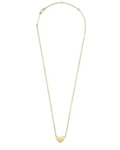 Ari Heart Pendant Necklace In 18k Gold Vermeil -Kendra Scott kendra scott ari heart necklace necklace gold vermeil 01 lg