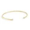 Audrey 14k Yellow Gold Cuff Bracelet In White Diamond -Kendra Scott kendra scott audrey cuff bracelet 14k yellow gold white diamond 00 lg