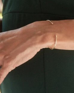 Audrey 14k Yellow Gold Cuff Bracelet In White Diamond 9 Audrey 14k Yellow Gold Cuff Bracelet In White Diamond -Kendra Scott kendra scott audrey cuff bracelet 14k yellow gold white diamond 1