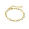 Bailey Chain Bracelet In Gold -Kendra Scott kendra scott bailey chain bracelet gold gold 00