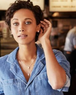 Barrett Stud Earrings In Rose Gold -Kendra Scott kendra scott barrett earring bright silver 01 lg