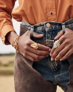 Beau Link Bracelet In Vintage Gold -Kendra Scott kendra scott beau cocktail ring vintage gold 00