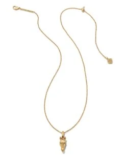 Beau Horse Pendant Necklace In Vintage Gold 6 Beau Horse Pendant Necklace In Vintage Gold -Kendra Scott kendra scott beau horse pendant necklace vintage gold 01