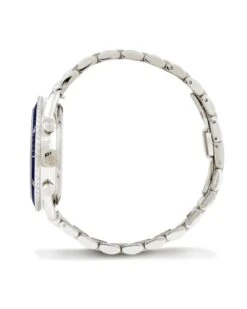 Beck Stainless Steel 44mm Chronograph Watch In Blue -Kendra Scott kendra scott beck 44mm chronograph watch stainless steel blue stainless steel 02