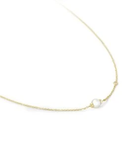 Cathleen 14k Yellow Gold Pendant Necklace In Pearl 9 Cathleen 14k Yellow Gold Pendant Necklace In Pearl -Kendra Scott kendra scott cathleen short pendant necklace 14k yelloe gold pearl 02