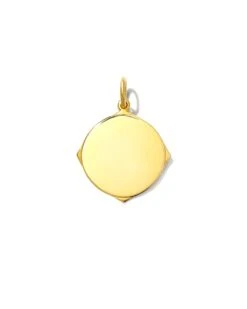 Celebration 18k Yellow Gold Vermeil Charm In White Sapphire -Kendra Scott kendra scott celebration charm 18k yellow gold vermeil white sapphire enamel 01