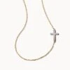 Cross Strand Necklace In 14k Yellow Gold 2 Cross Strand Necklace In 14k Yellow Gold -Kendra Scott kendra scott cross strand necklace 14k yellow gold white diamond 01 lg