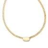 Fern Metal Curb Chain Necklace In 18k Gold Vermeil 1 Fern Metal Curb Chain Necklace In 18k Gold Vermeil -Kendra Scott kendra scott curb chain necklace 18k gold vermeil 00