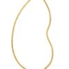 Curb Chain Necklace In 18k Oxidized Yellow Gold Vermeil -Kendra Scott kendra scott curb chain necklace 18k oxidized yellow gold sterling silver 00