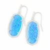 Dani Silver Drop Earrings In Ocean Kyocera Opal 2 Dani Silver Drop Earrings In Ocean Kyocera Opal -Kendra Scott kendra scott dani earring rhodium azure opal 00 lg