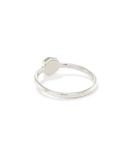 Davie Sterling Silver Band Ring In Aquamarine 7 Davie Sterling Silver Band Ring In Aquamarine -Kendra Scott kendra scott davie band ring sterling silver aquamarine 01