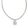 Davie Metal Charm Necklace In Oxidized Sterling Silver -Kendra Scott kendra scott davie metal charm necklace oxidized sterling silver 00