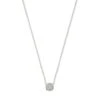 Davie Sterling Silver Pave Pendant Necklace In White Diamond -Kendra Scott kendra scott davie pave pendant necklace rhodium 00 lg