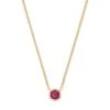 Davie 18k Gold Vermeil Pendant Necklace In Ruby