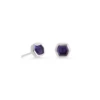 Davie Sterling Silver Stud Earrings In Blue Iolite -Kendra Scott kendra scott davie stud earrings sterling silver blue violite 00 lg