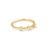 Davie 18k Gold Vermeil Trio Band Ring In White Sapphire 1 Davie 18k Gold Vermeil Trio Band Ring In White Sapphire -Kendra Scott kendra scott davie trio band ring 18k yellow gold vermeil white sapphire 00